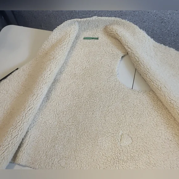 Vest For Womens Faux Leather, Black, Faux Fur, "Celle" 42 Chest - Picture 11 of 12